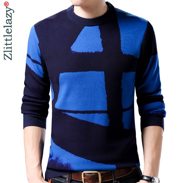 

2019 new line pull mens sweaters casual thick male pullover sweater slim fit men blusa masculina clothes jersey sweter man 61189, White;black
