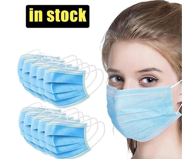 

disposable face mask disposable face masks 3 layer ear-loop dust mouth masks cover 3-ply non-woven disposable dust mask soft breathable