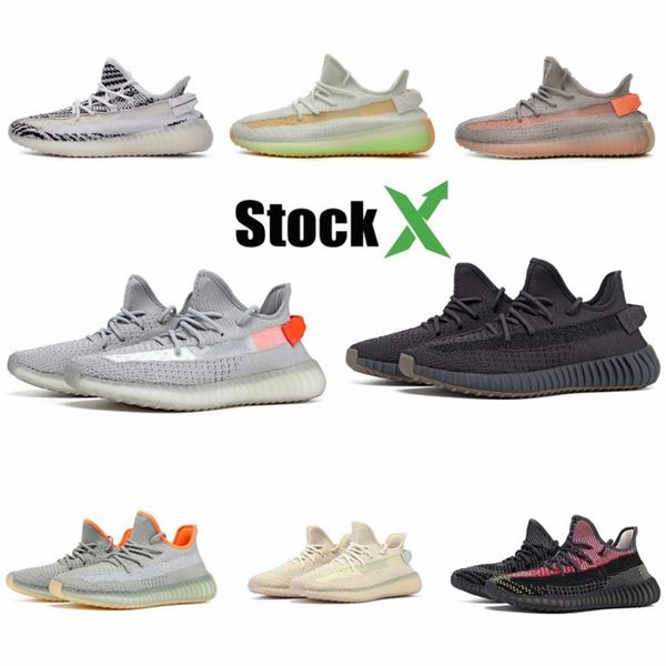 

new yeezreel non reflective kanye west designer running shoes with box yecheil sneakers citrin blue tint sports shoes #qa945