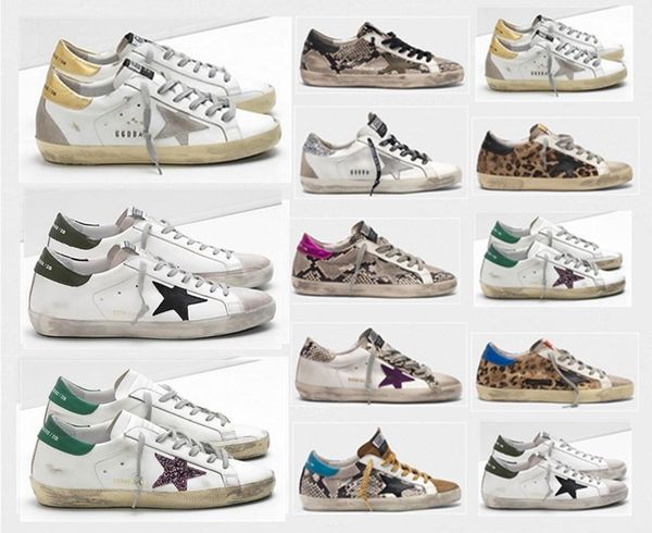 

italy brand golden gose db sstra classic leather shoes fashiondesigner sneakers superstar men/women sport casual shoes a57, Black