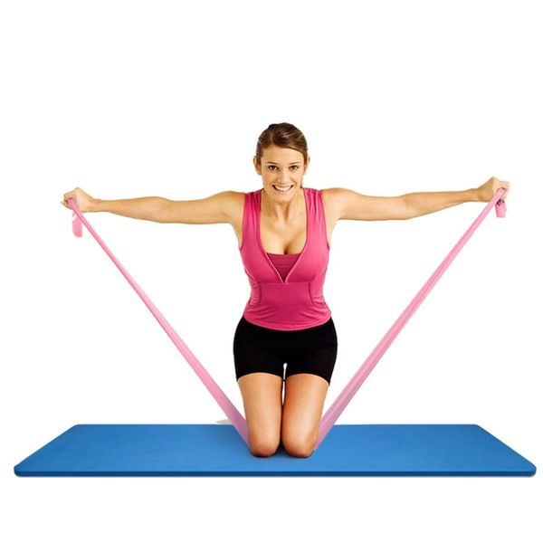 

new gym fitnessapparatuur krachttraining latex resistance elastische weerstand bands workout yoga rubber loops sport