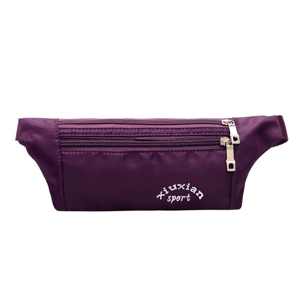 

female pocket invisible anti-theft running pocket nylon waterproof messenger bag chest bag bolso cangurera mujer