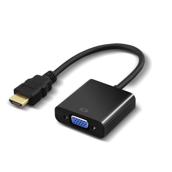 

hdmi to vga adapter hdmi male to vga female video converter 1080p digital to analog audio for pc laptablet projector