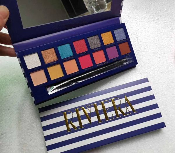 

New 2019 makeup palette reviera 14color himmer matte eye hadow palette dhl hipping high quality