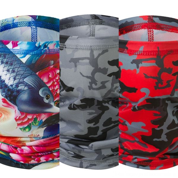 

mgc3m bandana 3d sport neck skull bicycle fishing scarf bandanas shield face mask headband stock headwear ring scarf bicycle, Black