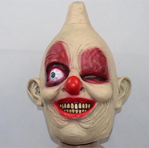 

новые одноглазая маска-клоун / пародия ужасов хэллоуин в масках играл в платье-маска клоуна хэллоуин зомби вечеринка косплей maks горячие ст