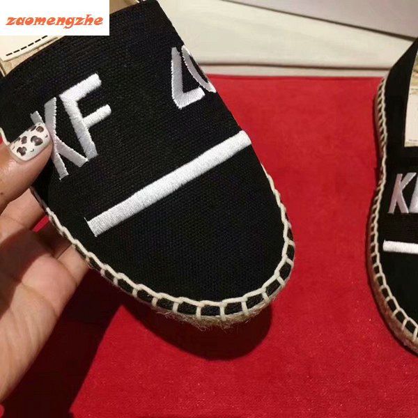 

new salemen and women with tiger head single shoes and lazy shoes fisherman's shoes, Black