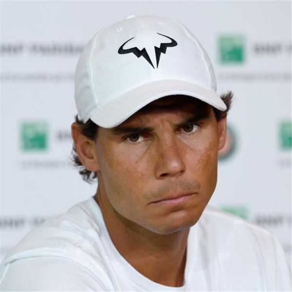 

rafael nadal baseball cap new 100% cotton tennis player no structure dad hat men women snapback caps bone embroidery nadal hats, Blue;gray