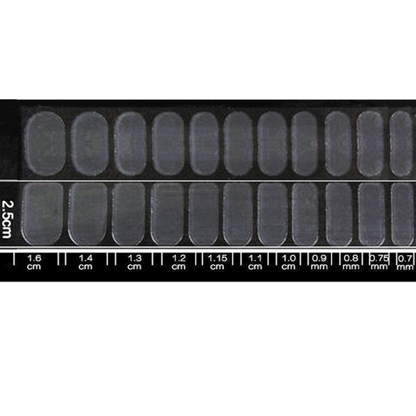 

nail guard glue full cover clear sticker nail protector for fast pee-off removal, Red;pink