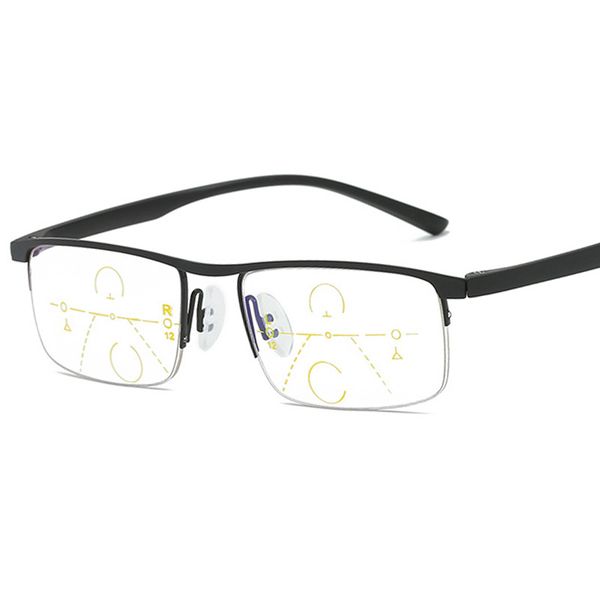 

smart zoom anti blue-ray reading glasses anti blue light presbyopic progressive glasses hyperopia eyewear readers +1.5 2.5 3.5, White;black