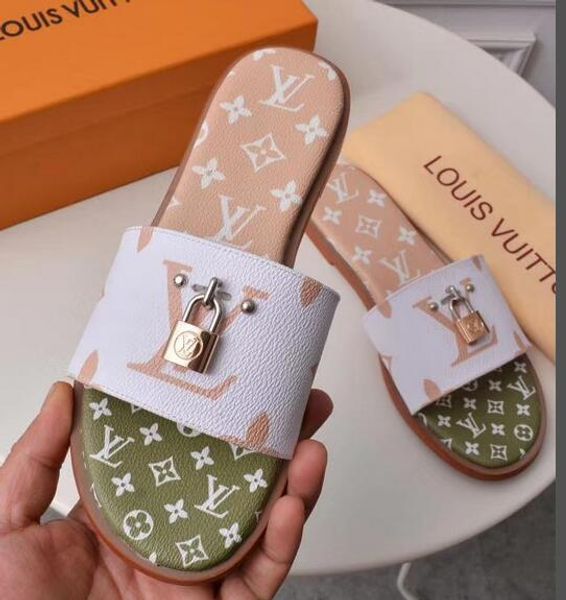 

New women lz andal du t bag lady de ign hoe nake lide ummer fa hion wide flat andal lipper