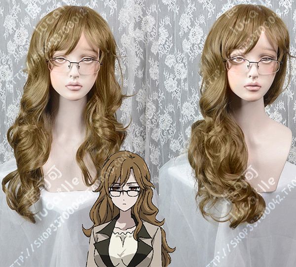 Anime Steins;Gate Kiriyu Moeka Girls Parrucche per capelli cosplay marroni