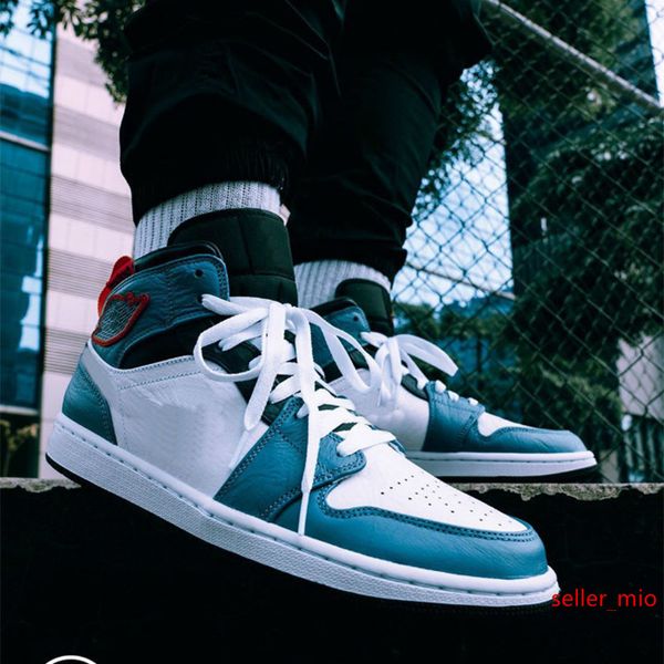 

facetasm x the fearless ones mid basketball shoes 2019 designer fashion navy blue mens women sport sneakers size 5.5-12