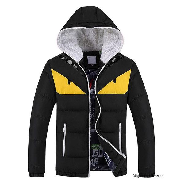 

fendi men fendi мужская куртка дизайнер новая мода зима теплая мужская ветровки смешной капюшоном куртки плюс размер m-4xl вниз parka j8 но, Black