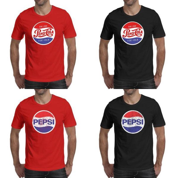 

mens pepsi cola blue and white fashion t shirt printing friends cotton shirts printed short sleeve tees, White;black