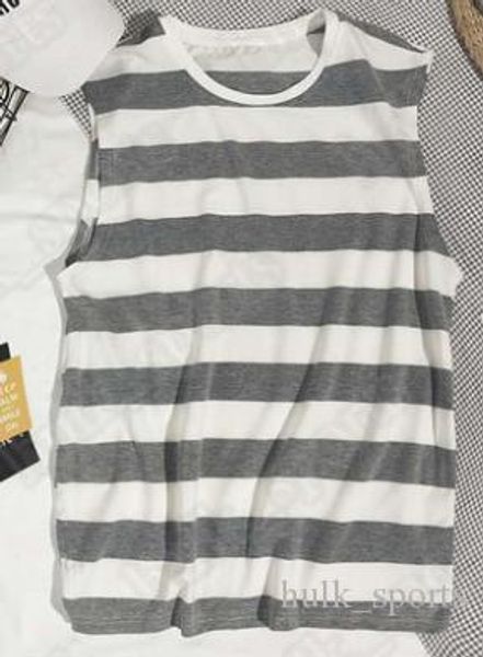 

64summer sleeveless sports and fitness vests men loose t shirt cotton running vest trend clothing bottom outsidse wear comfortable 50, Black;red