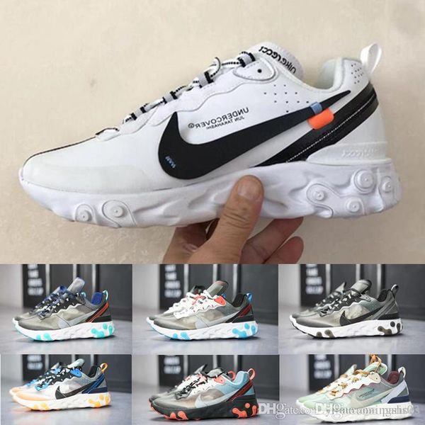 

2019 react element 87 55 running shoes for men women anthracite light bone triple black white red orbit fashion mens trainers sports sneaker