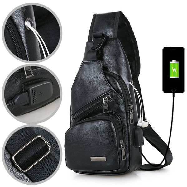 

грудь сумка мужская сумка на ремне, повседневная спортивная мужская сумка модный тренд мужской messenger простой рюкзак