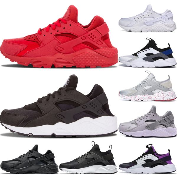

nike air huarache shoes новое специальное поле huarache тройной белый черный 1.0 4.0 кроссовки для мужчин женщин золото huaraches тренеры сп