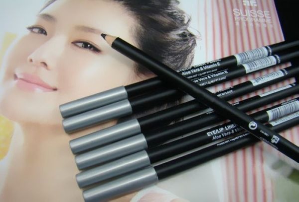 Kostenloser Versand ePacket Neues professionelles Make-up 1,5 g Eye/Lip Liner Pencil! Schwarz/Braun