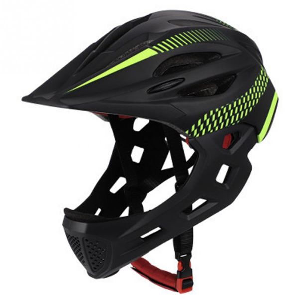 

detachable led kids riding helmet boys full face balance sport safety helmet children outdoor sport bicycle taillight