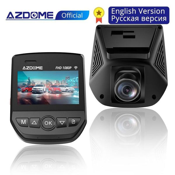 

azdome car dvr built in g-sensor cam 1080hd loop recording dash cam car camera parking monitoring automatically