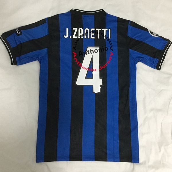

2009/2010 retro soccer jerseys vintage classic j. zanetti 4 sneijde 10 milito 22 cambiasso 19 eto'o 9 maillot de futbol uniform thailan, Black;yellow