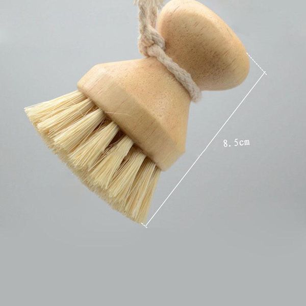 

Handheld wooden bru h di h bowl pan cleaning bru he hou ehold kitchen chore rub cleaning tool whole ale