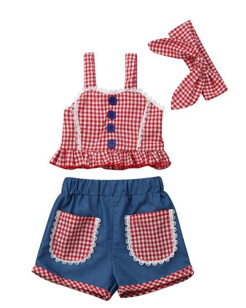 

little girl clothes set summer outfit holiday floral mini dress shorts clothing set, White