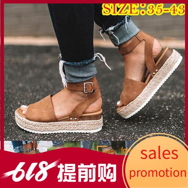 

sandals wedges shoes women sandals plu, Black