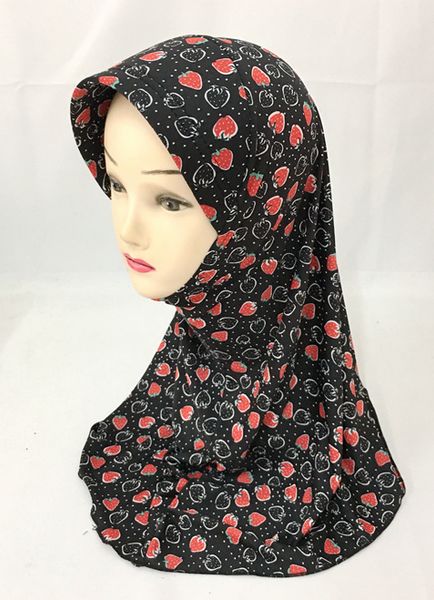 

2019 new arrival shawl wrap girl muslim hijab size:3t-10t, Red