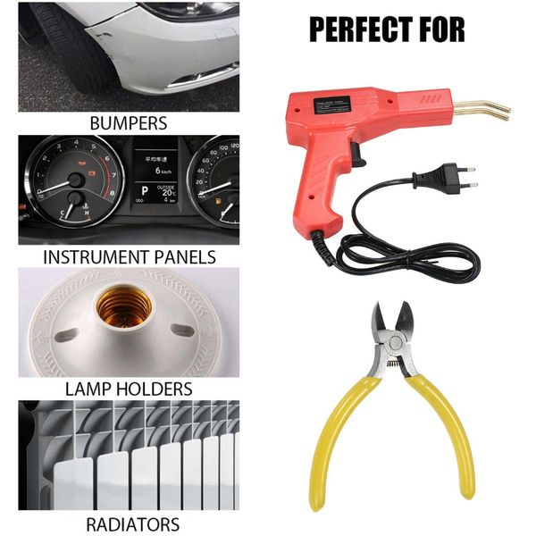 

50w stapler plastic welding machine car bumper repair kit welding repairing machine welder gun repair eu plug