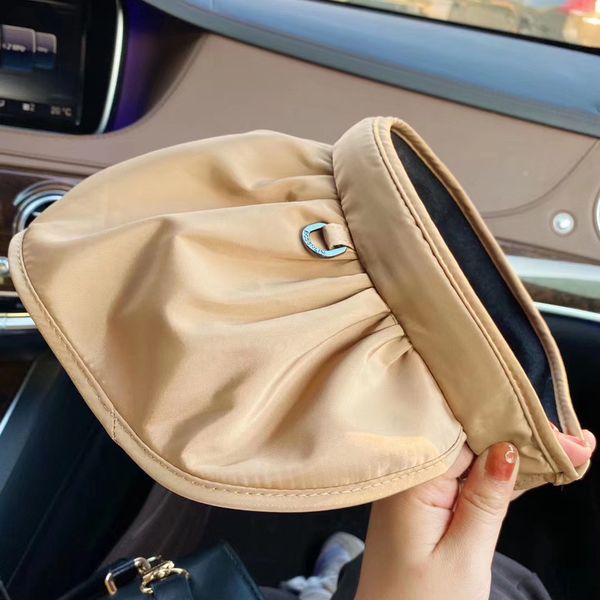 

2020 new fashion hat for ladies korea east gate shell cap sun shade hat folding ing