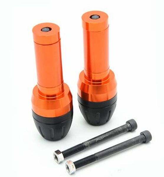 

8mm thread diameter scooter motorcycle drop resistance anti-throw stick orange
