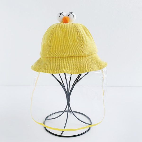 

removable kids hat outdoor cap anti splash protective hat eye black protection windproof anti-saliva for 2-8y boys a, Blue;gray