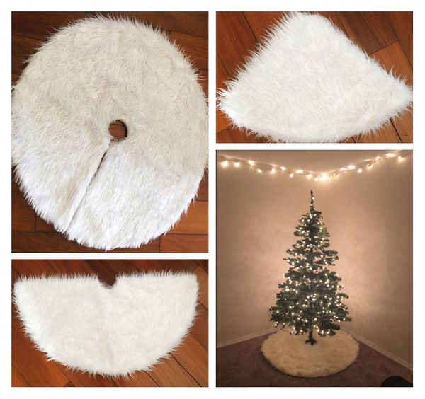 

christmas tree skirts white fur carpet xmas tree decoration merry christmas supplies decoration for home