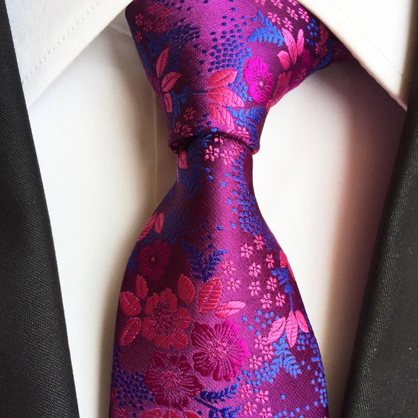 

flower men neck ties 8cm necktie wedding business shirt tie, Blue;purple