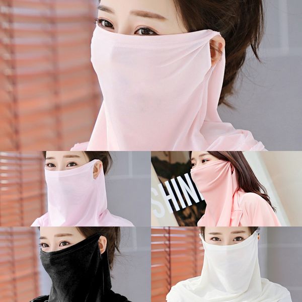 

oxc1o scarf outdoor windproof uv protection bandana ski hiking fishing scarf neck cycling face mask magic scarf, Black