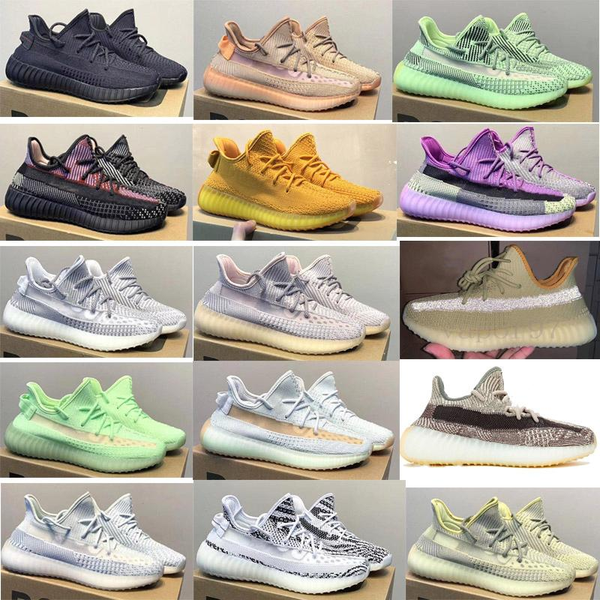 

2020 kanye west tim shoes yeezy yeezys yezzy clay v2 350 hyperspace static 3m reflective men women sneaker new0779#