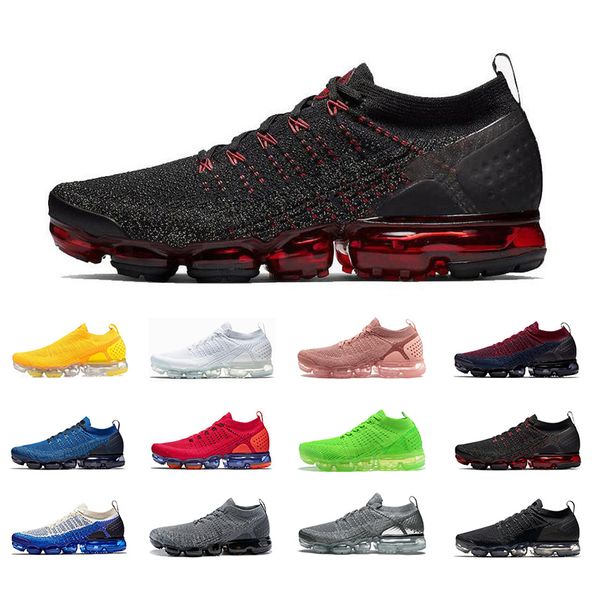 

nike air vapormax 2.0 мужчины женщины кроссовки top черный качество многоцветной split фуксия cny ржавчина розовый водородный буле спорт на