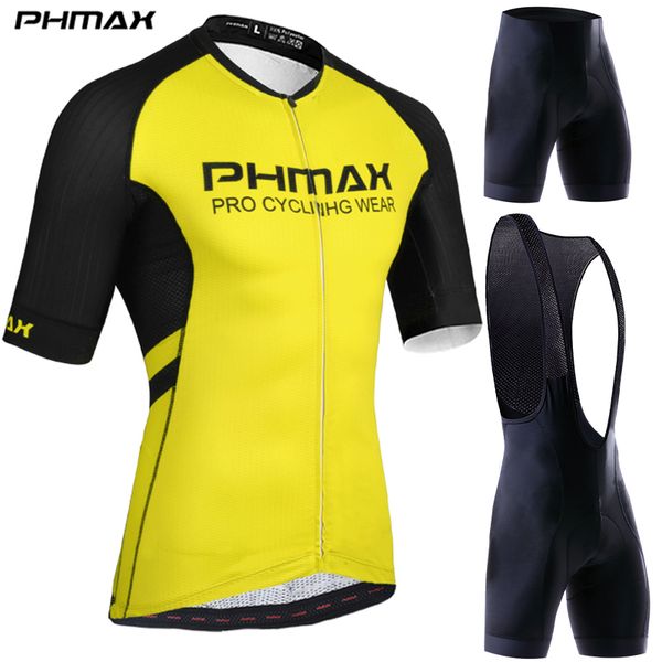 

phmax cycling clothing cycling sets italy silicon grippers at arm bike uniform jersey set road mtb bicycle wear for mans, Black;blue