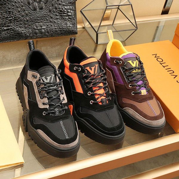 

breathable hiking sneaker mens shoes autumn and winter vintage shoes lace-up casual men shoes chunky sneakers fast delivery