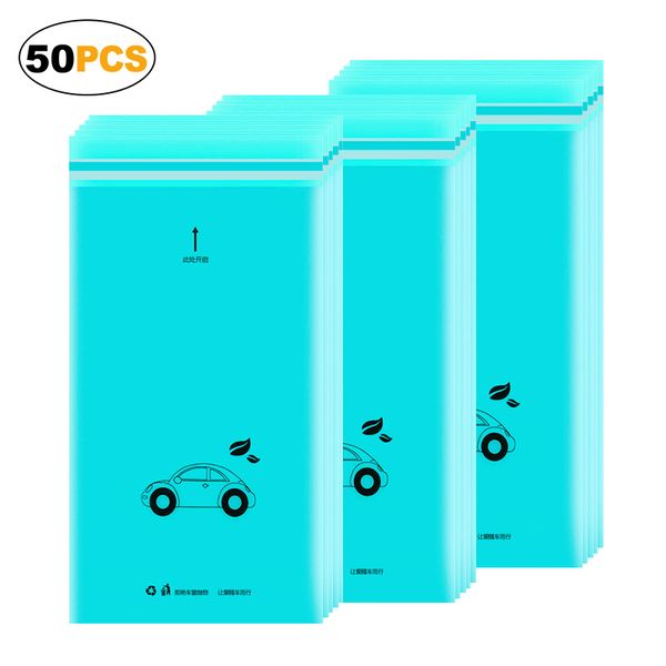 

car-partment fashion biodegradable car garbage storage bag unique self-adhesive design portable waterproof auto rubbish holder