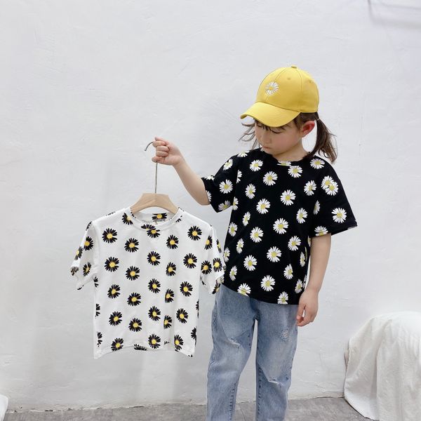 

2020 boy's allover printed daisy simple cotton girl's lwwzdjwq pu19, Blue
