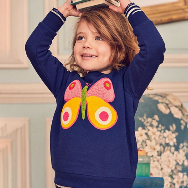 

toddler baby boys girls long sleeve cartoon bow print hoodie clothes clothes, Black