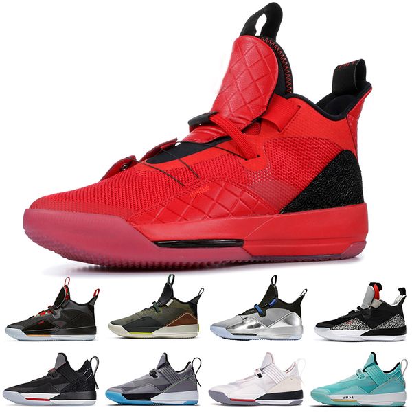 

brand jumpman 33 33s xxxiii mens basketball shoes travis scott cny black red metallic silver black all-star se guo ailun mens sneakers 40-46, White;red