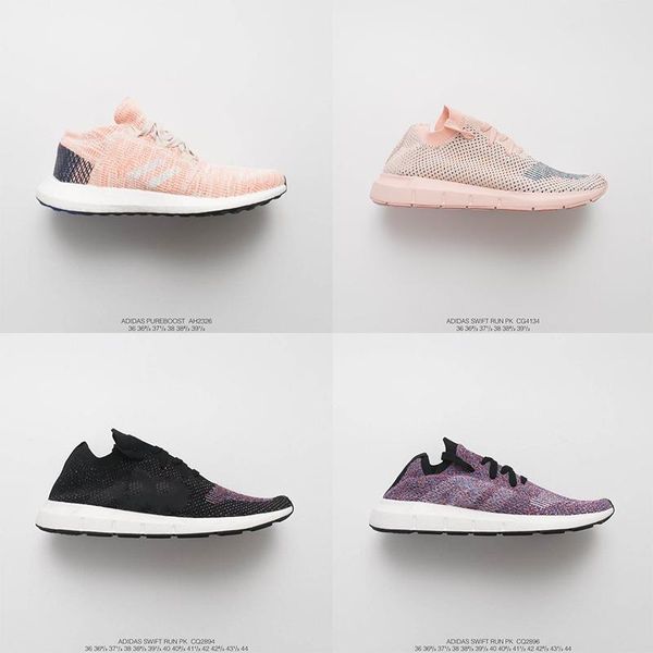 

2019 swift run pk ultrathin fly line knitting all black black and white man socks shoes ma'am running shoes