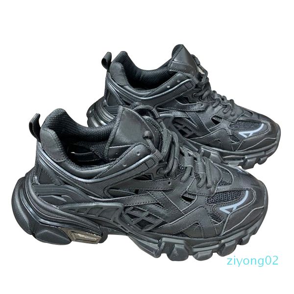 

2020 new fashion luxury designer women shoes sports fashion woens track 2 sneakers retro basketball shoes size 35-39 type4, Black