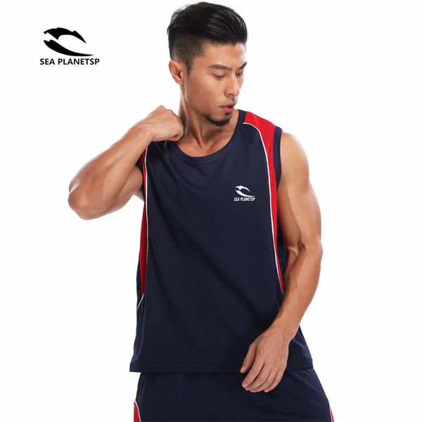 

2019 new mens tank fitness men compression shirt clothing bodybuilding stringer breathable casual tank jersey, White;black