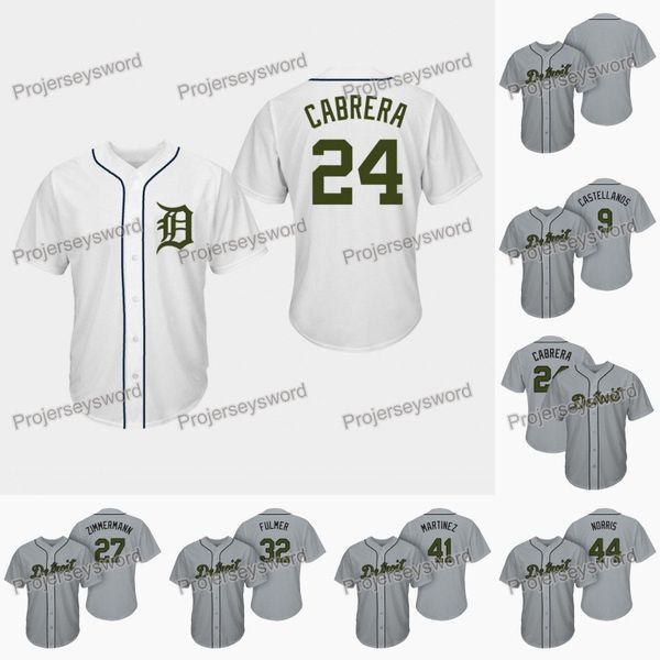 

Detroit Miguel Cabrera Memorial Day Tigers Jersey Nick Castellanos Zimmermann Michael Fulmer Victor Martinez Daniel Norris Baseball Jerseys